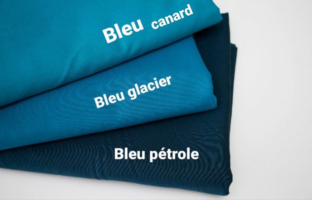 Si vous avez un doute sur les couleurs et que vous souhaitez un uni proche du tissu imprimé que vous avez choisis, vous pouvez mettre dans la case tissu uni , la mention exemple ' bleu se rapprochant du tissu imprimé sélectionné '