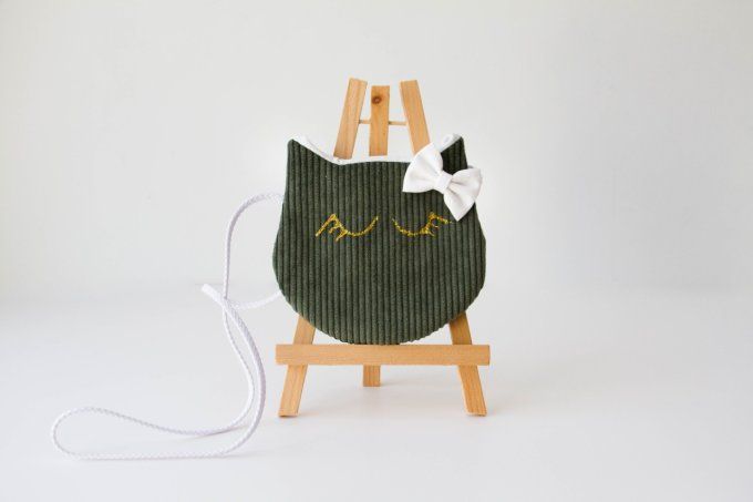 Sac chat celadon en stock