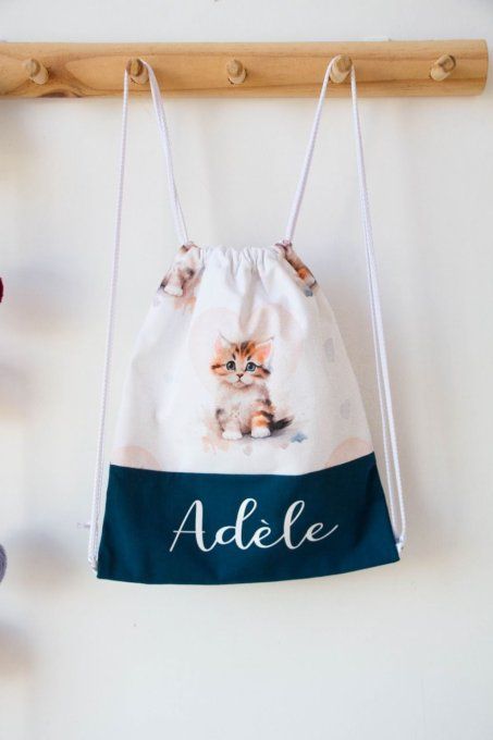 Sac à dos chaton petrole en stock