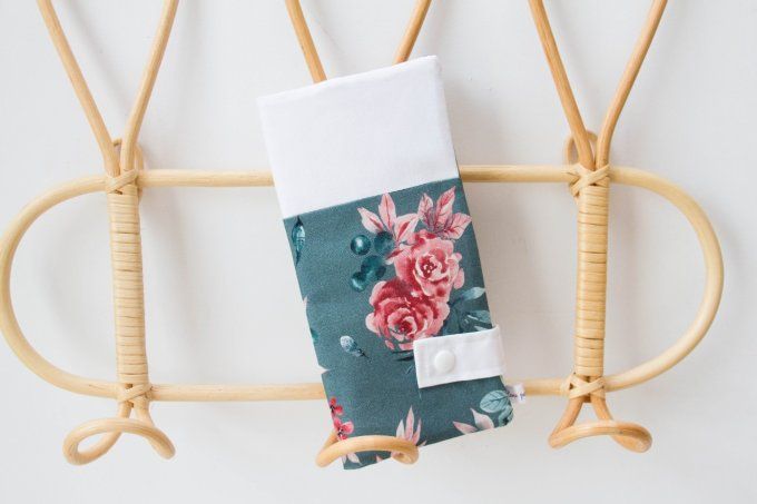 Protège livret de famille Rosalie blanc