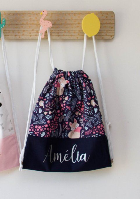 Sac à dos renarde bleu marine 