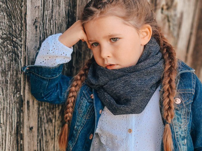 Snood  gris anthracite