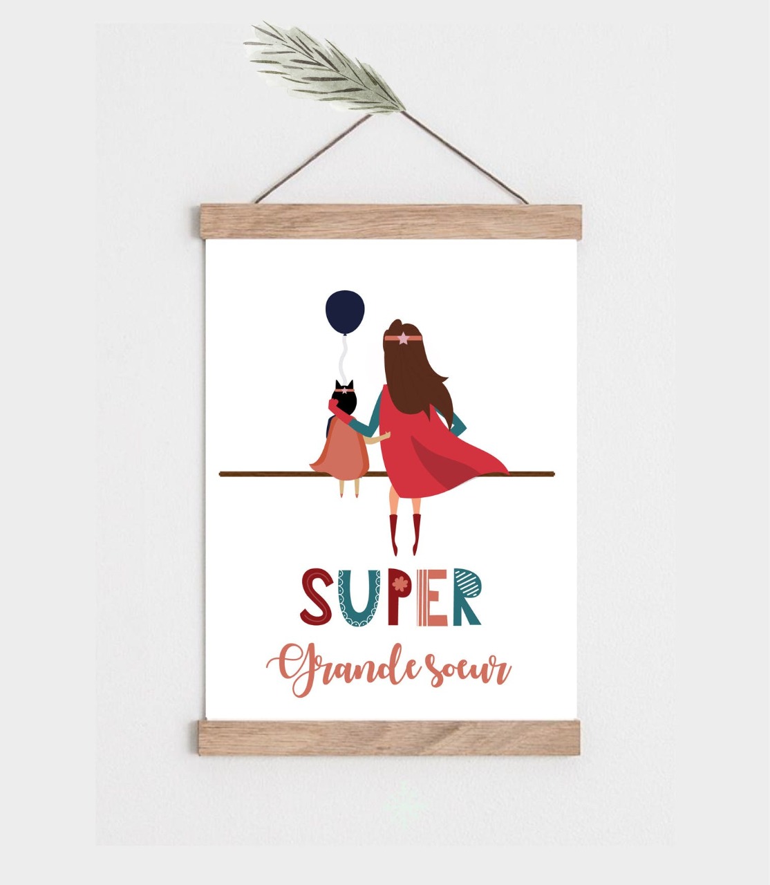 AFFICHE SUPER GRANDE SOEUR A4