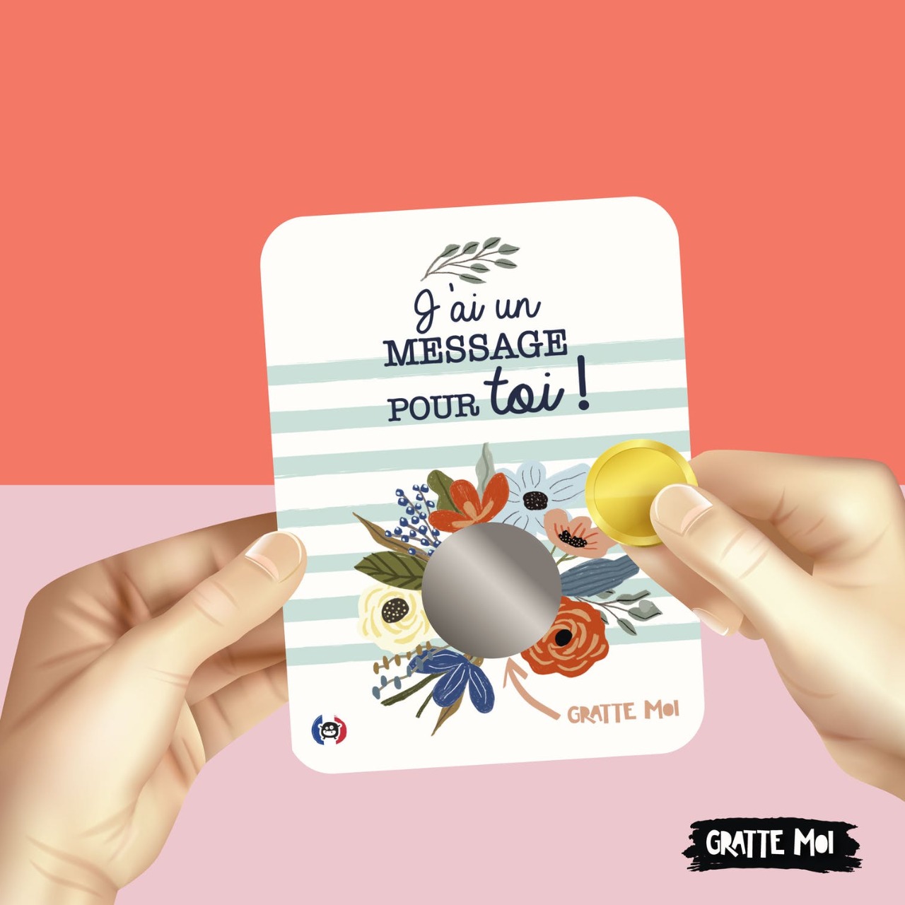 CARTE À GRATTER : ANNONCE DE GROSSESSE