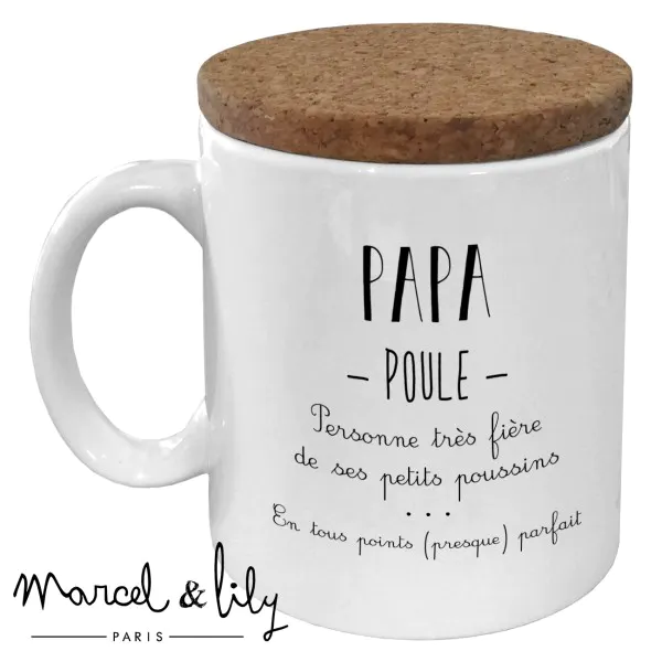 Mug céramique - Papa Poule