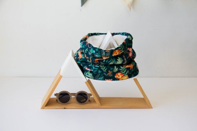 Tour de cou animaux savane foncé