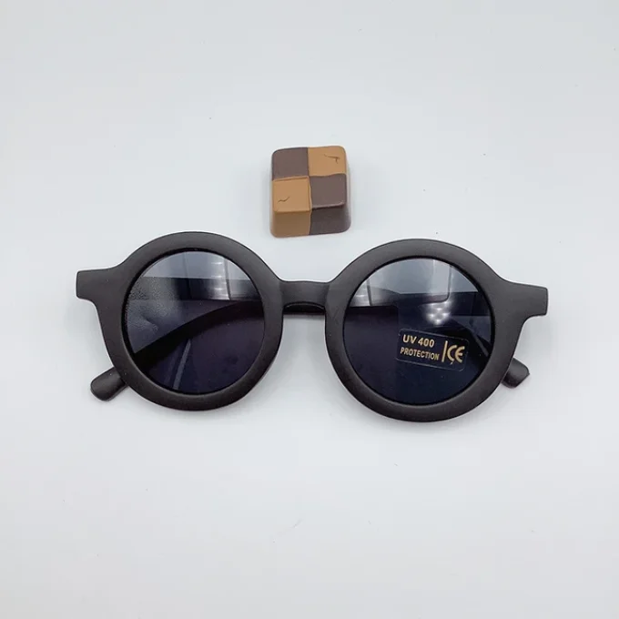 Lunettes de soleil enfant rétro noir